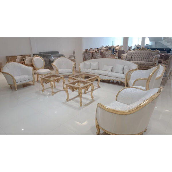 مبل استیل 9 نفره پاپیون - پتینه