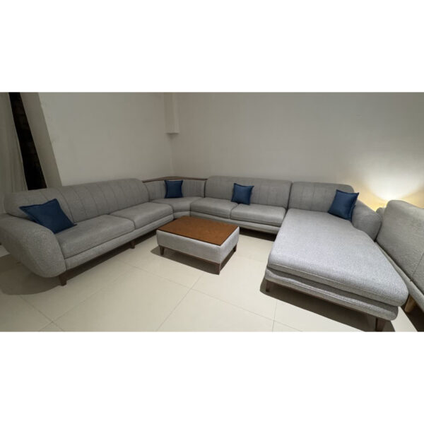 مبل راحتی 8 نفره ال السا + میز