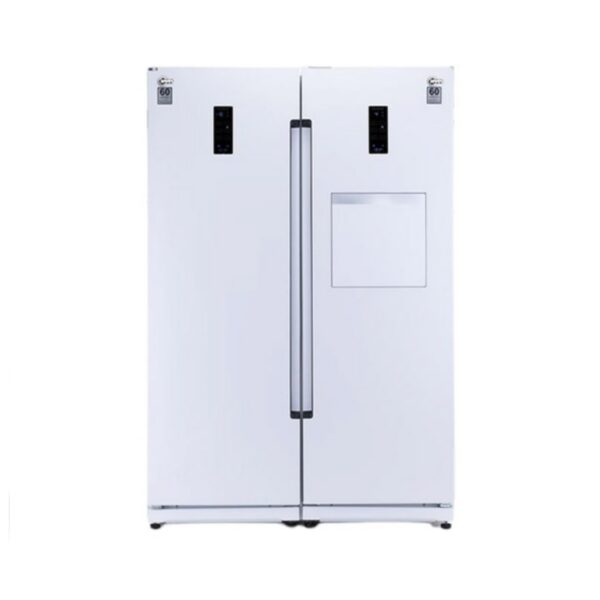یخچال فریزر دوقلو کلور مدل روسو - سری 70 با هوم بار سفید