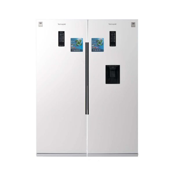 یخچال فریزر دوقلوی تاکنو گلد مدل 600-602 استیل
