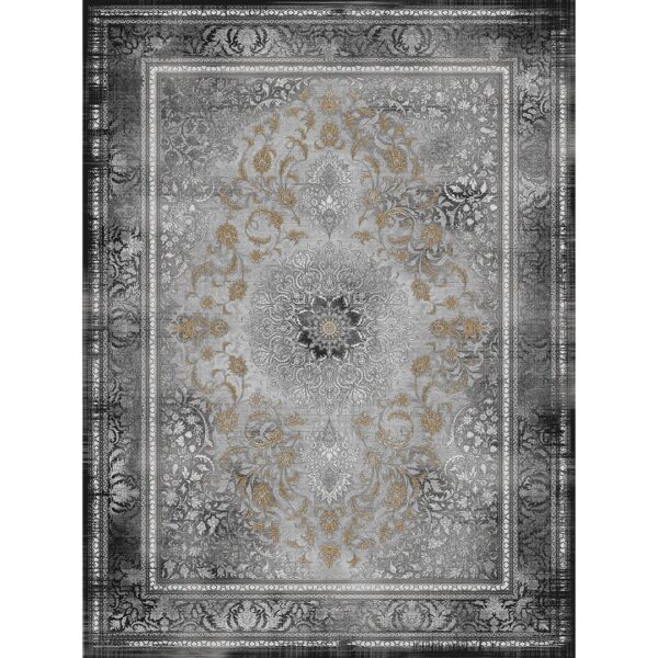 فرش 700 شانه 3/5*2/5 زیتونی مدل 25638